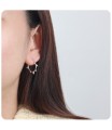 Fashion Silver Hoop Earring HO-1749